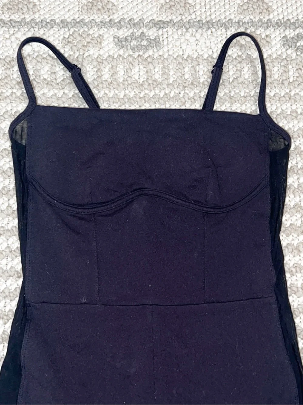ALO YOGA Airbrush Mesh Everlasting Onesie